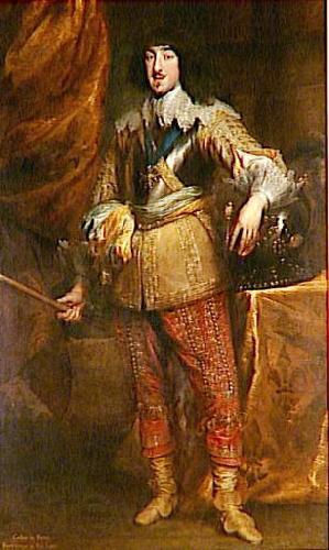 Anthony Van Dyck Portrait of Gaston of France, duke of Orleans Norge oil painting art